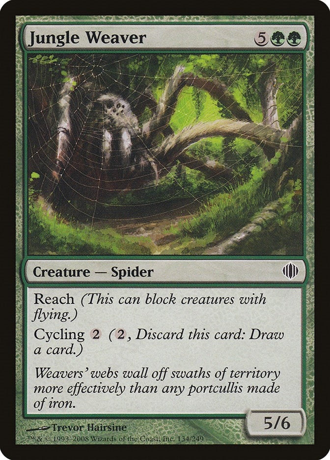 Image for Jungle Weaver (134) (ALA) - Magic: The Gathering