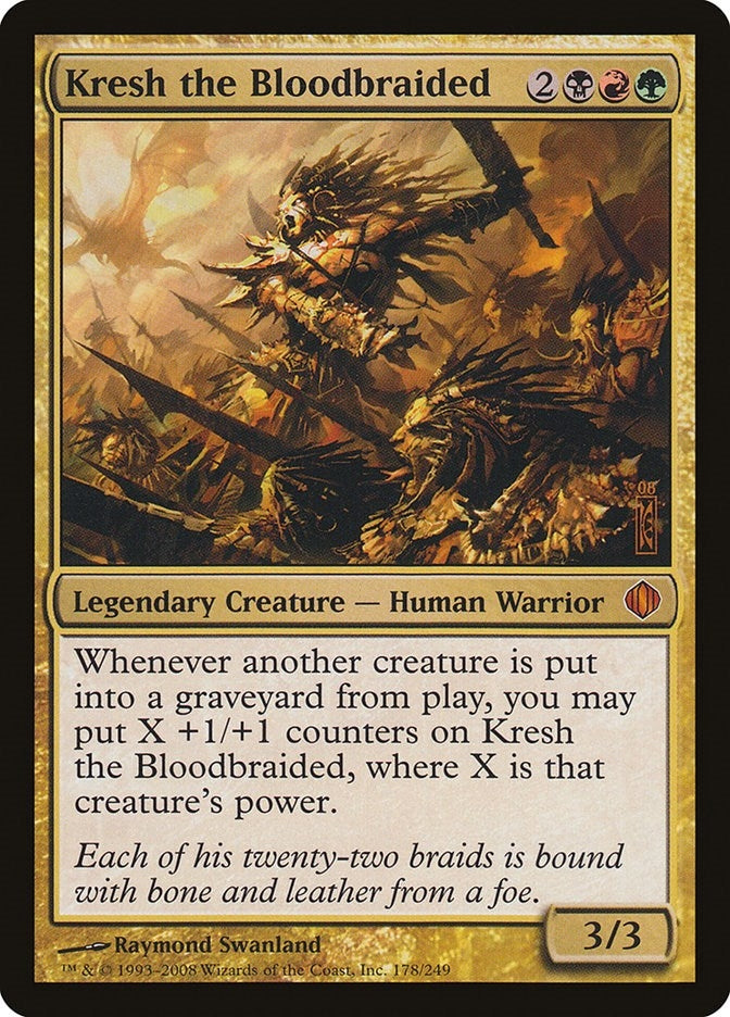 Image for Kresh the Bloodbraided (178) (ALA) - Magic: The Gathering