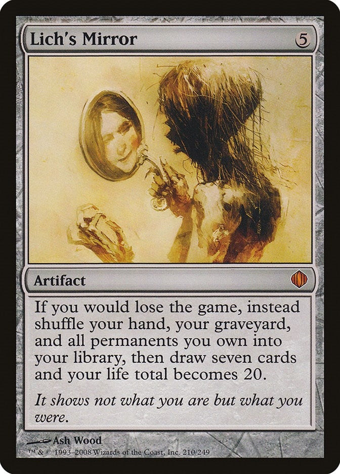 Image for Lich's Mirror (210) (ALA) - Magic: The Gathering