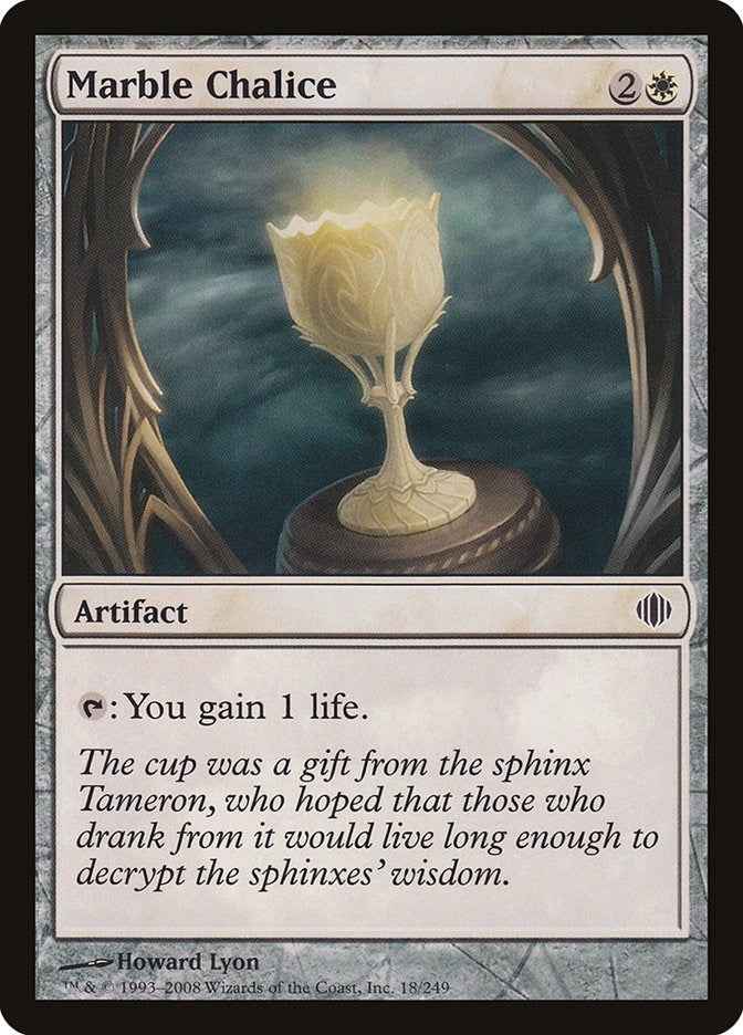 Image for Marble Chalice (18) (ALA) - Magic: The Gathering