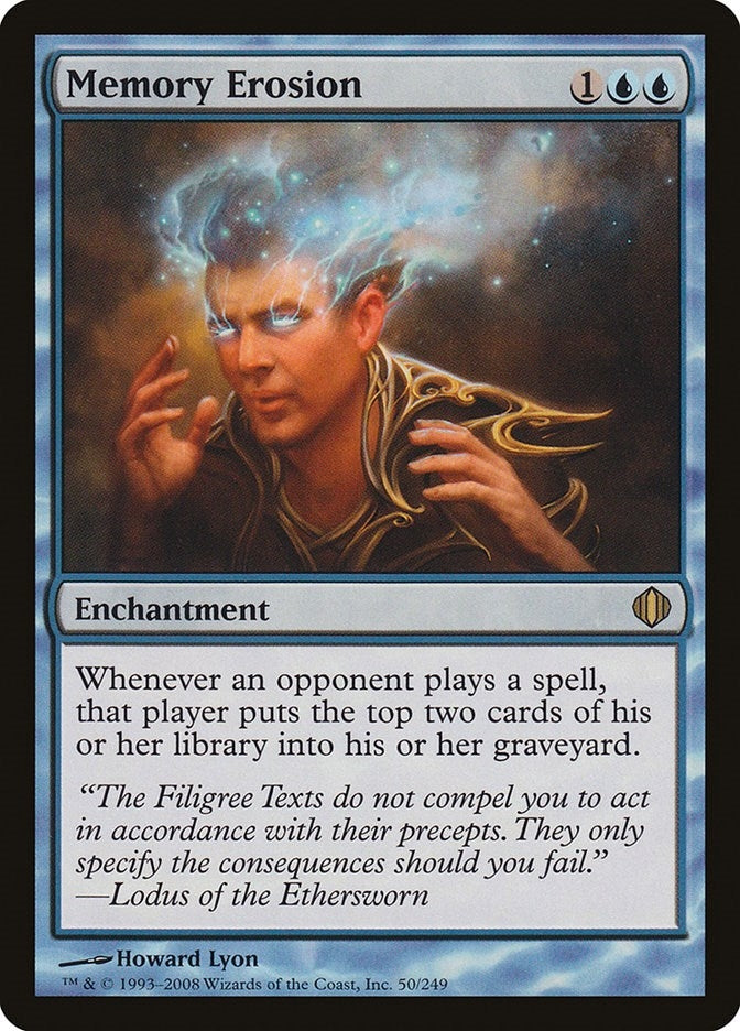 Image for Memory Erosion (50) (ALA) - Magic: The Gathering