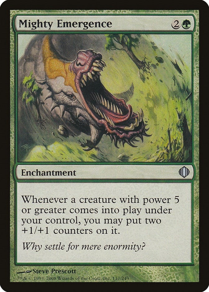 Image for Mighty Emergence (137) (ALA) - Magic: The Gathering