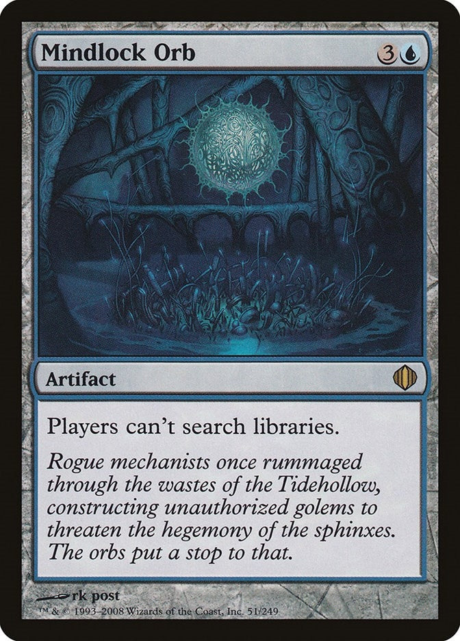 Image for Mindlock Orb (51) (ALA) - Magic: The Gathering