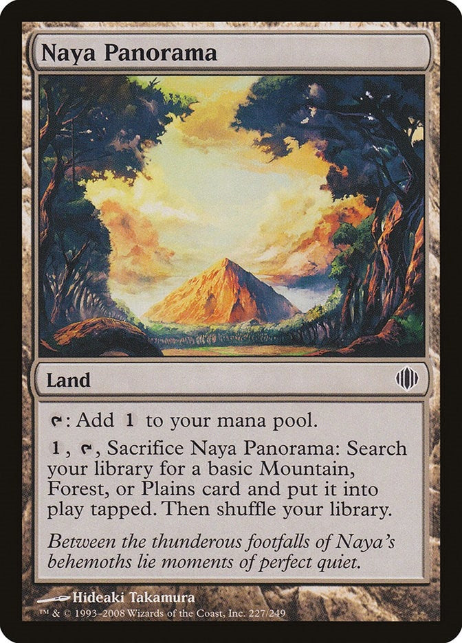Image for Naya Panorama (227) (ALA) - Magic: The Gathering