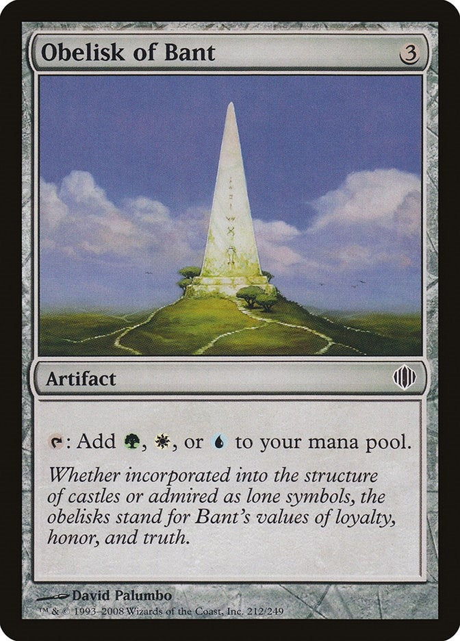 Image for Obelisk of Bant (212) (ALA) - Magic: The Gathering