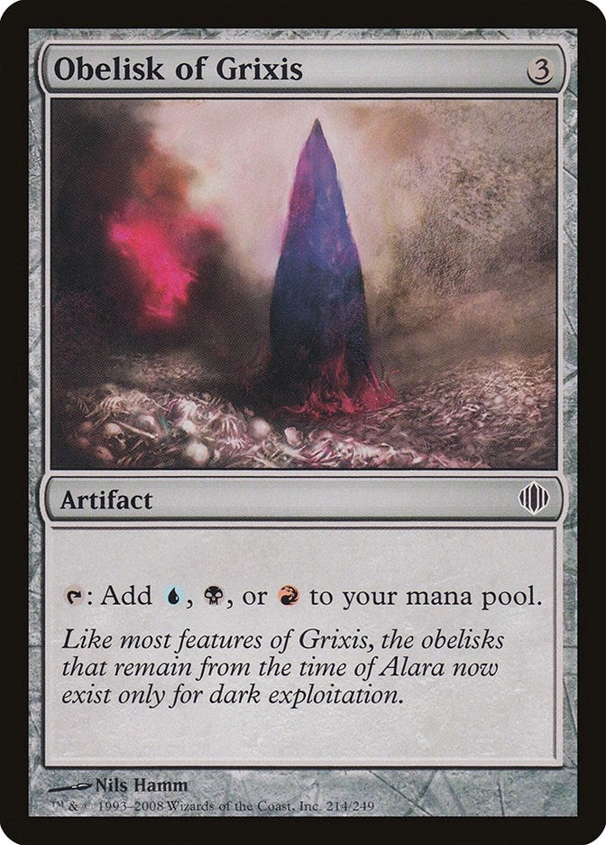 Image for Obelisk of Grixis (214) (ALA) - Magic: The Gathering