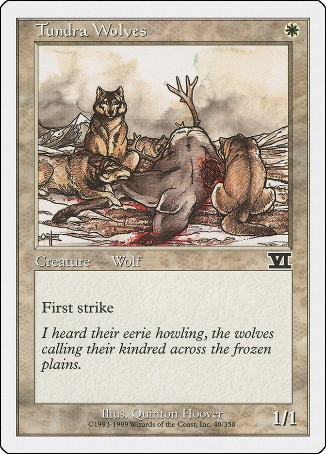 Image for Tundra Wolves (48) (6ED) - Magic: The Gathering