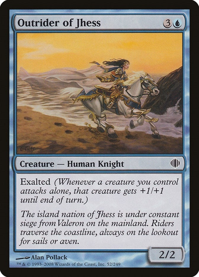 Image for Outrider of Jhess (52) (ALA) - Magic: The Gathering