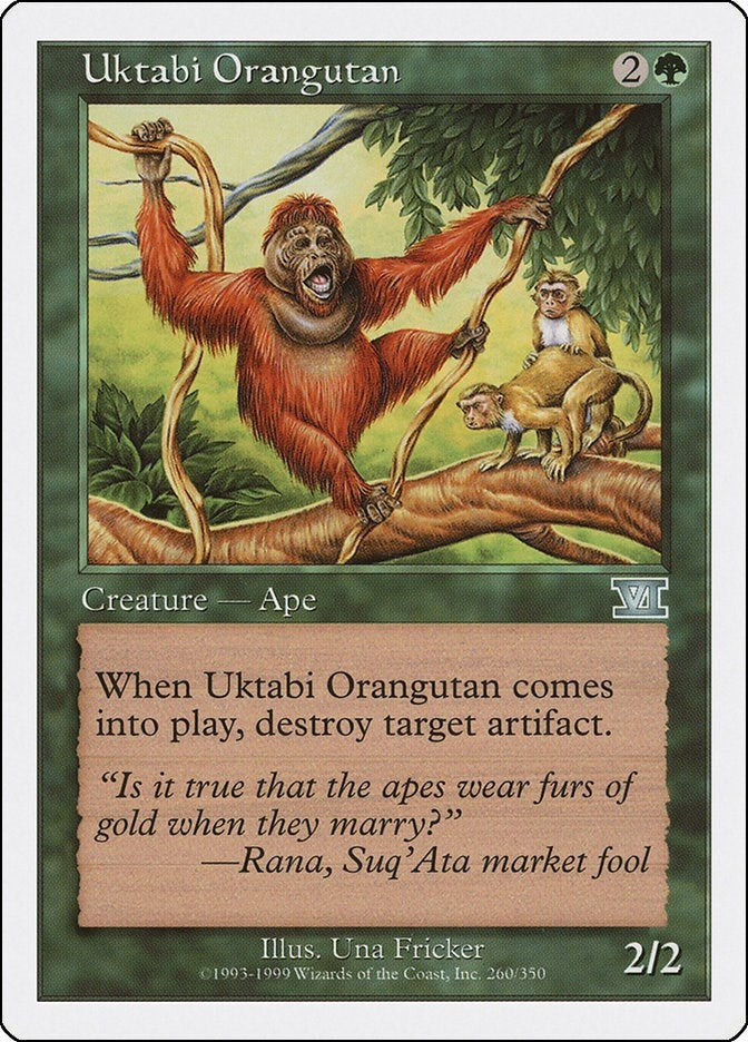 Image for Uktabi Orangutan (260) (6ED) - Magic: The Gathering