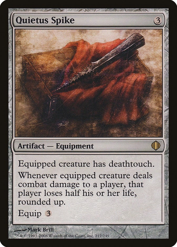 Image for Quietus Spike (217) (ALA) - Magic: The Gathering