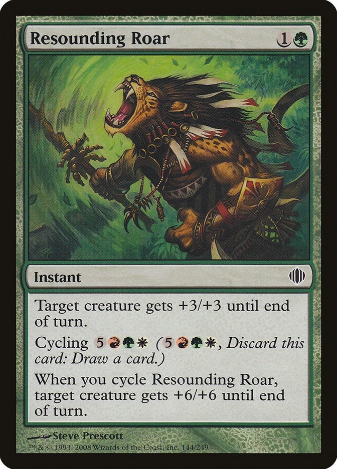 Image for Resounding Roar (144) (ALA) - Magic: The Gathering
