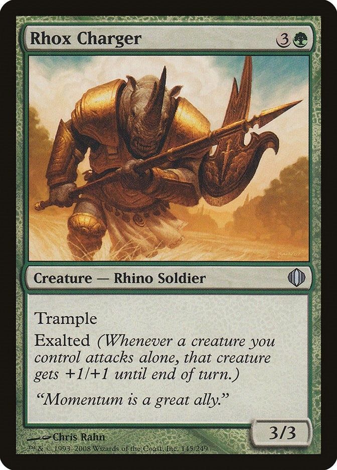 Image for Rhox Charger (145) (ALA) - Magic: The Gathering