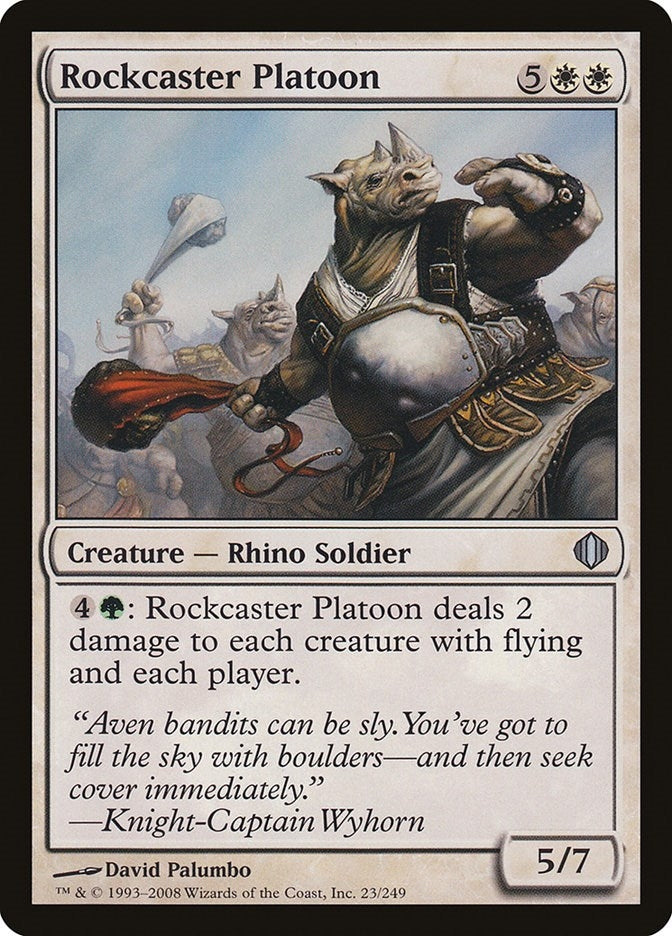 Image for Rockcaster Platoon (23) (ALA) - Magic: The Gathering