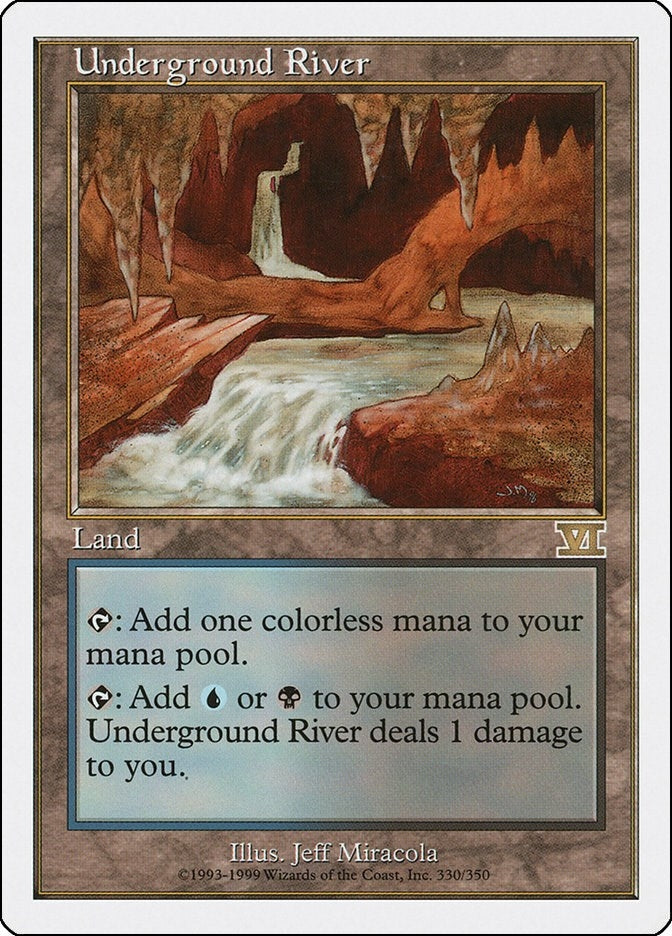 Image for Underground River (330) (6ED) - Magic: The Gathering