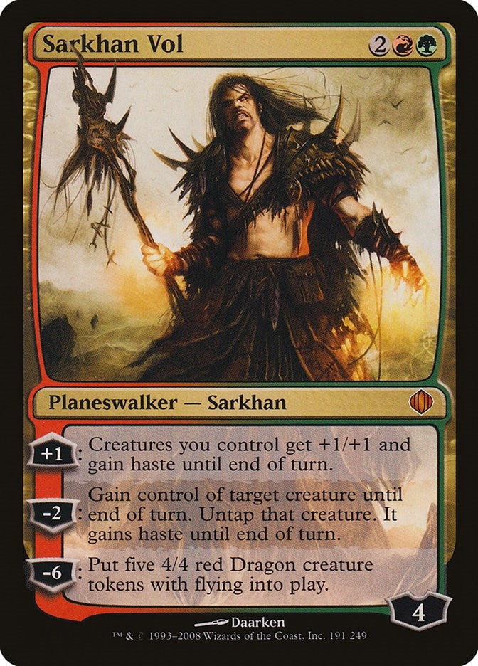 Image for Sarkhan Vol (191) (ALA) - Magic: The Gathering