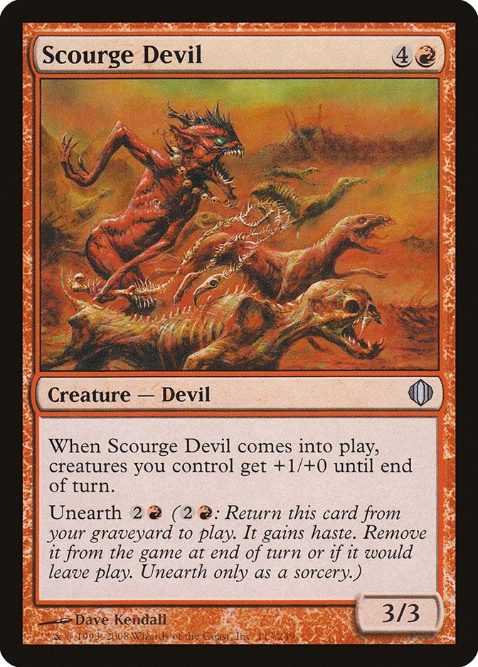 Image for Scourge Devil (113) (ALA) - Magic: The Gathering