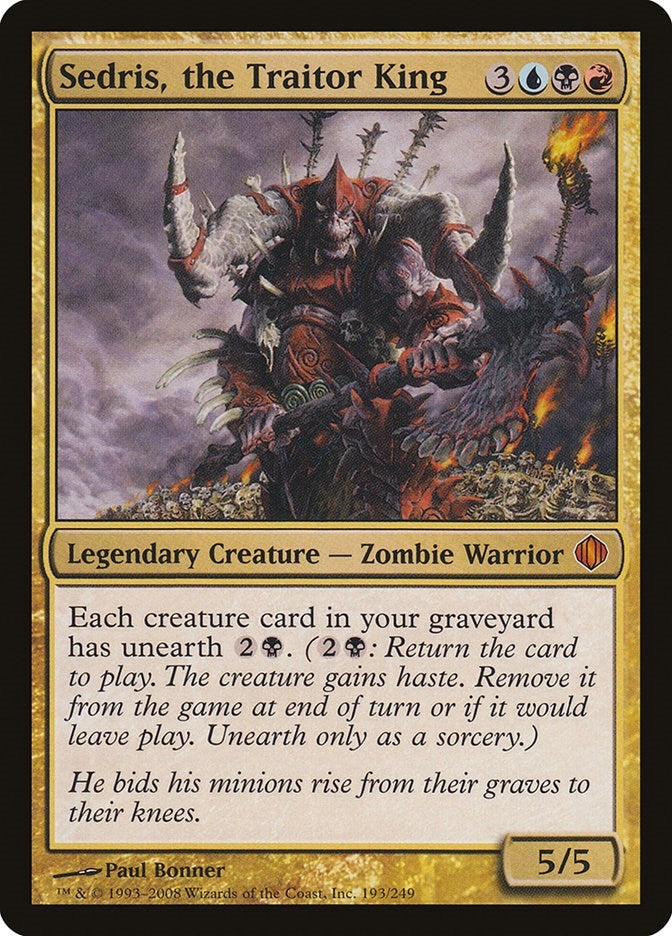 Image for Sedris, the Traitor King (193) (ALA) - Magic: The Gathering