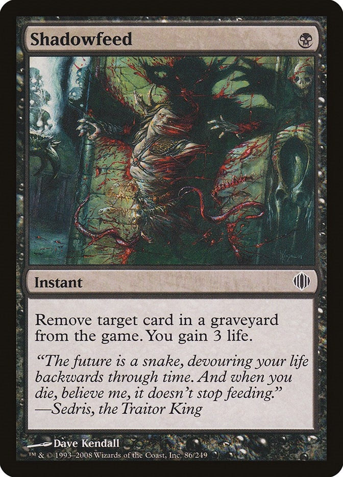 Image for Shadowfeed (86) (ALA) - Magic: The Gathering