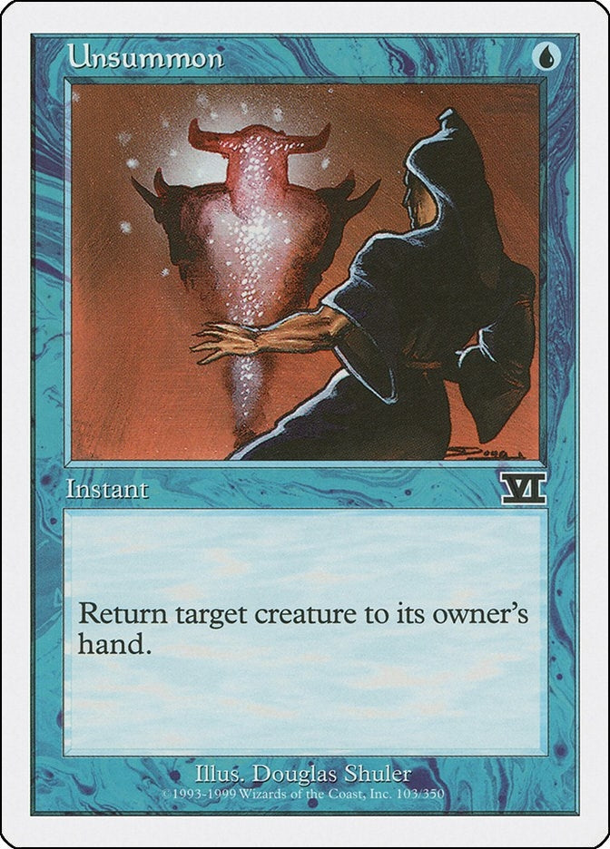 Image for Unsummon (103) (6ED) - Magic: The Gathering