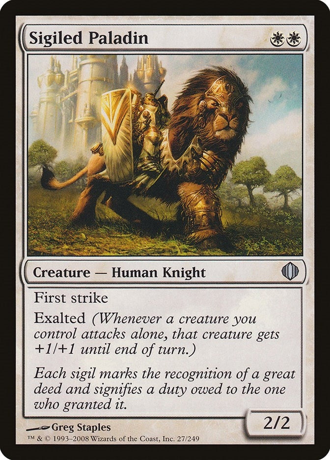 Image for Sigiled Paladin (27) (ALA) - Magic: The Gathering