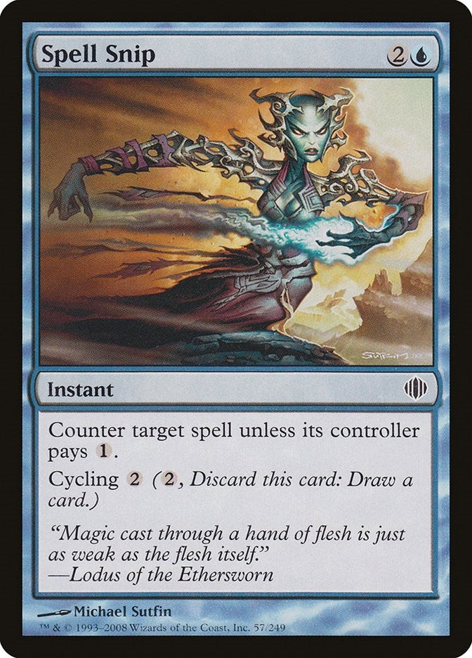 Image for Spell Snip (57) (ALA) - Magic: The Gathering