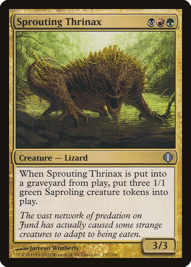 Image for Sprouting Thrinax (197) (ALA) - Magic: The Gathering