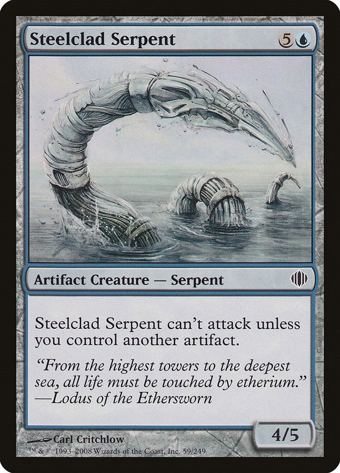 Image for Steelclad Serpent (59) (ALA) - Magic: The Gathering