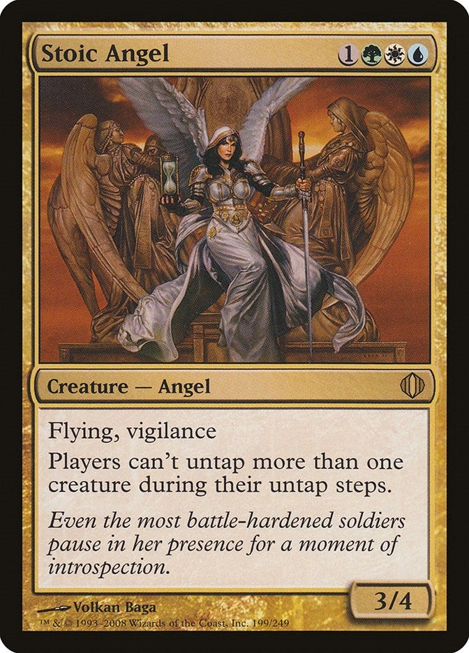 Image for Stoic Angel (199) (ALA) - Magic: The Gathering