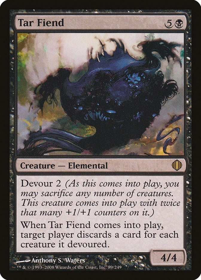 Image for Tar Fiend (89) (ALA) - Magic: The Gathering