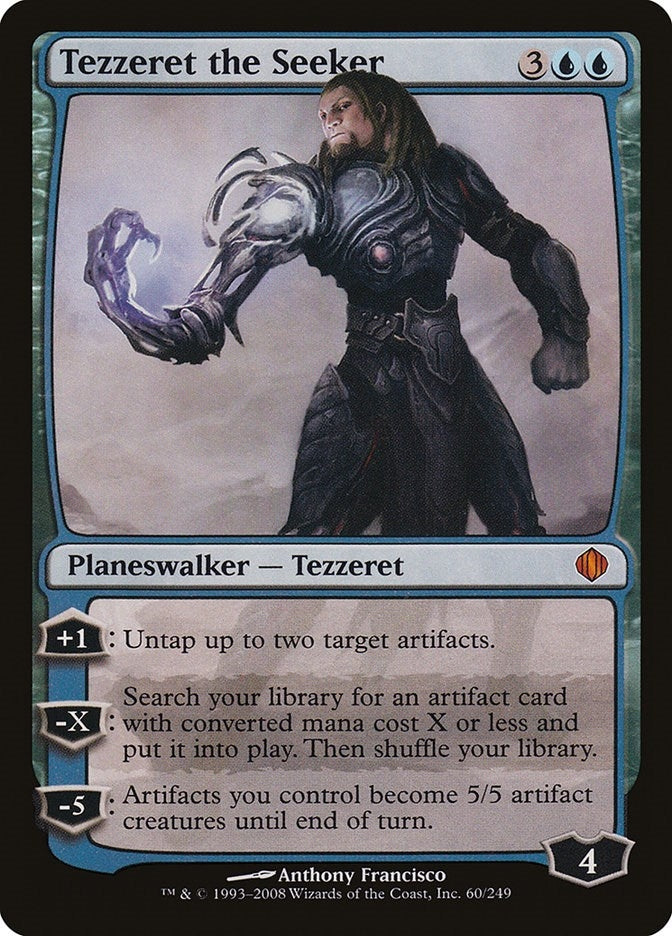 Image for Tezzeret the Seeker (60) (ALA) - Magic: The Gathering
