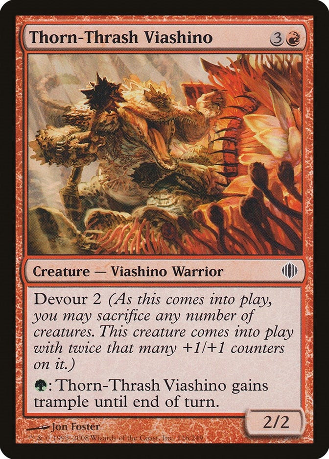 Image for Thorn-Thrash Viashino (116) (ALA) - Magic: The Gathering