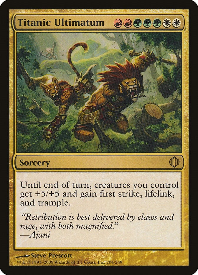 Image for Titanic Ultimatum (204) (ALA) - Magic: The Gathering