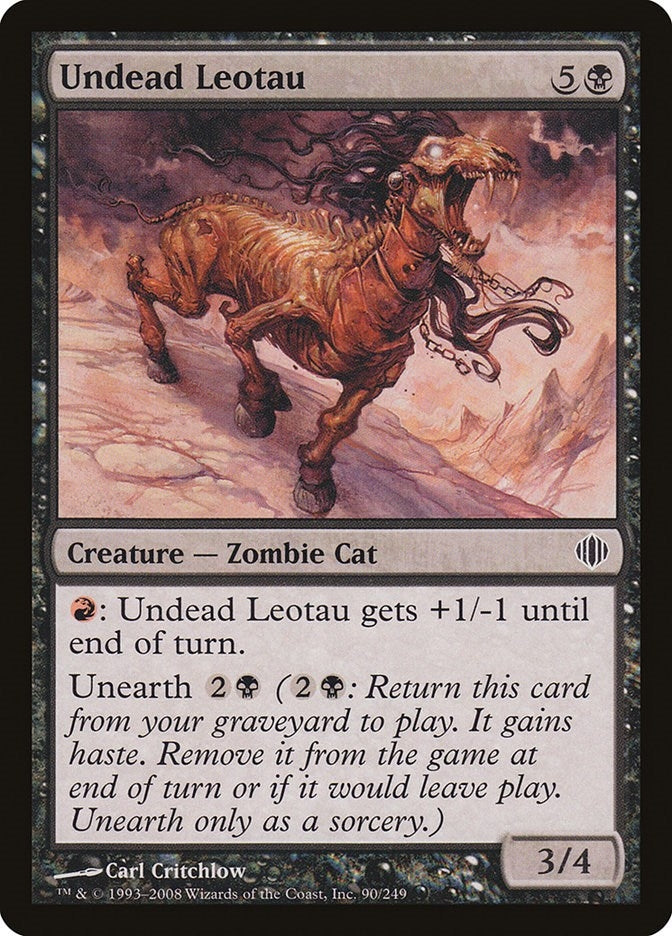 Image for Undead Leotau (90) (ALA) - Magic: The Gathering