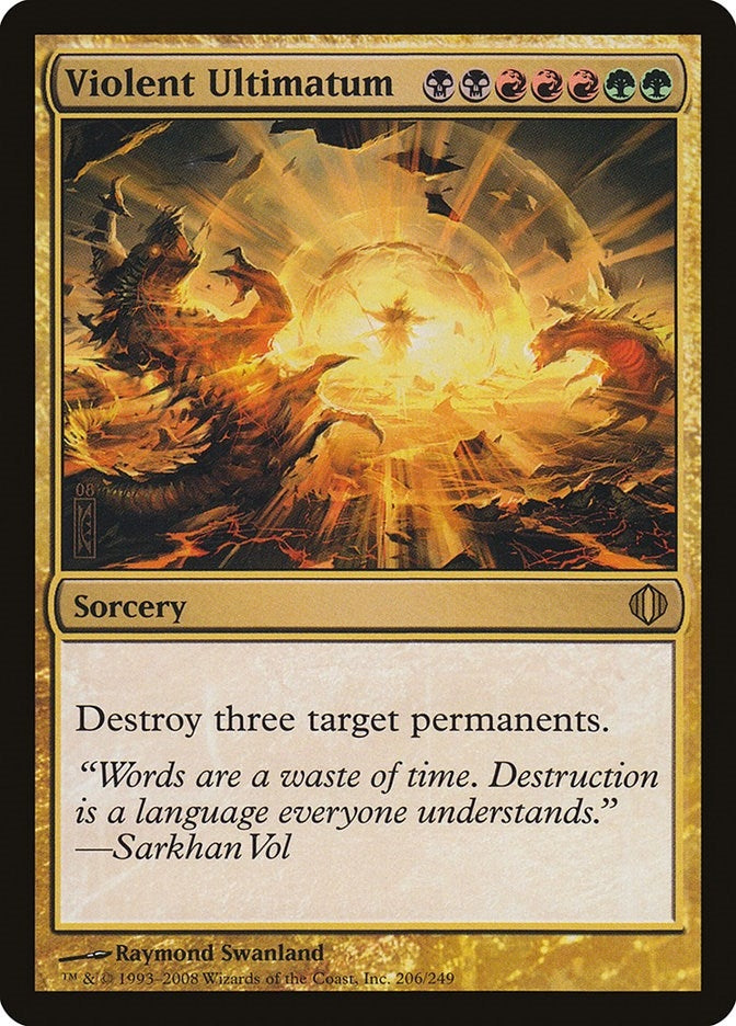 Image for Violent Ultimatum (206) (ALA) - Magic: The Gathering