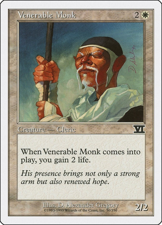 Image for Venerable Monk (50) (6ED) - Magic: The Gathering