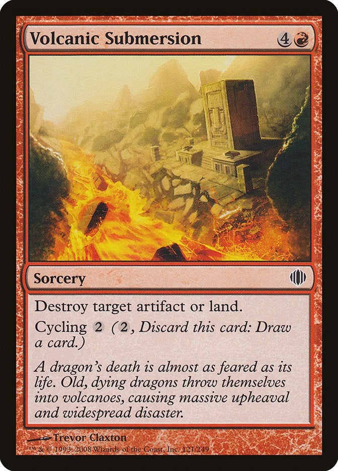 Image for Volcanic Submersion (121) (ALA) - Magic: The Gathering