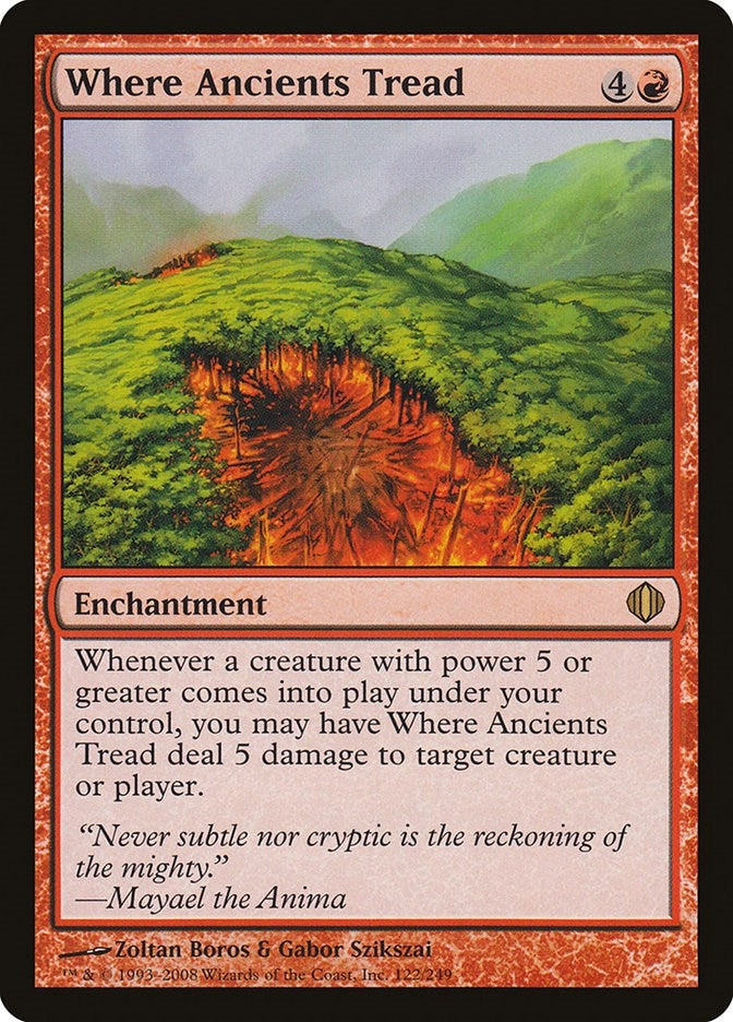 Image for Where Ancients Tread (122) (ALA) - Magic: The Gathering