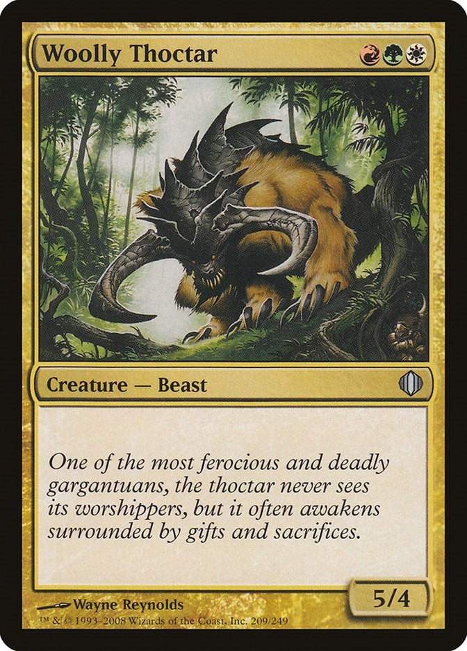 Image for Woolly Thoctar (209) (ALA) - Magic: The Gathering