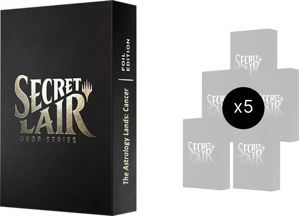 Image for Secret Lair Drop: Astrology Lands (Cancer) Bundle - Traditional Foil Edition - Magic: The Gathering