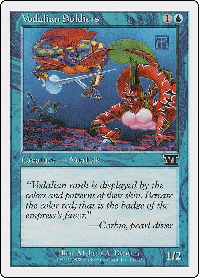 Image for Vodalian Soldiers (104) (6ED) - Magic: The Gathering