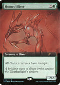 Image for Horned Sliver (Extended Art) (649) (SLD) - Magic: The Gathering