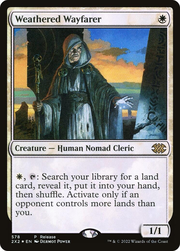 Image for Weathered Wayfarer (578) (LARP) - Magic: The Gathering