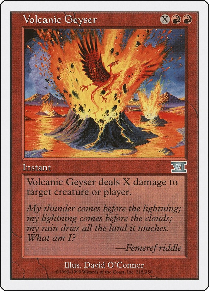 Image for Volcanic Geyser (215) (6ED) - Magic: The Gathering