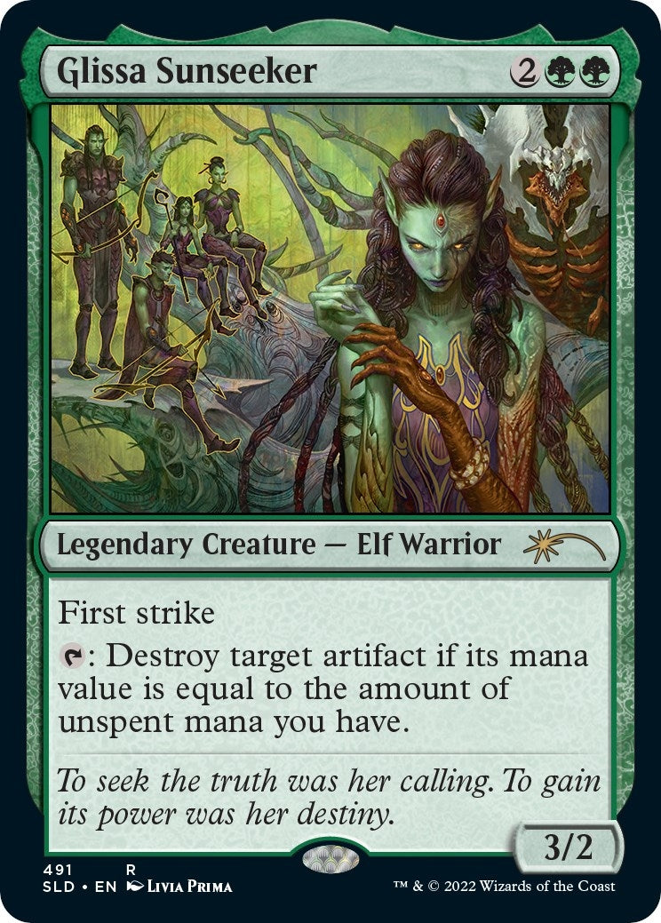 Image for Glissa Sunseeker (491) (SLD) - Magic: The Gathering