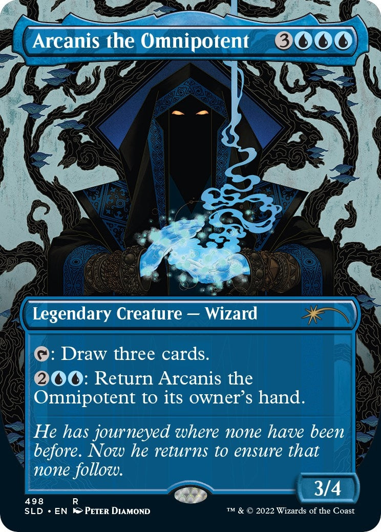 Image for Arcanis the Omnipotent (498) (SLD) - Magic: The Gathering