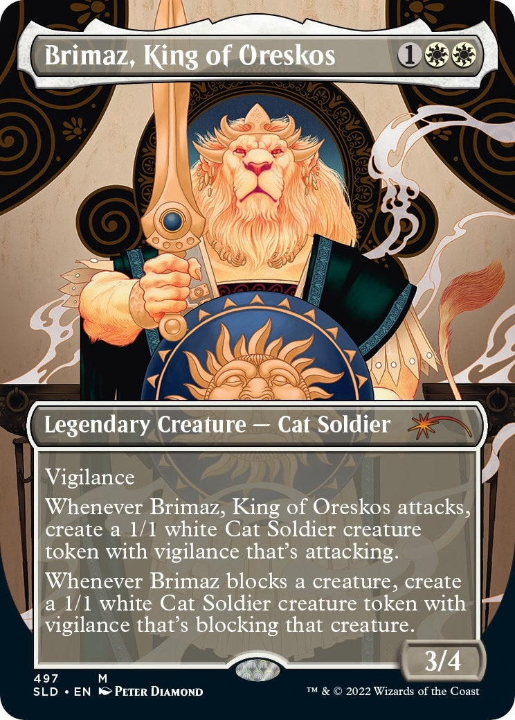 Image for Brimaz, King of Oreskos (497) (SLD) - Magic: The Gathering