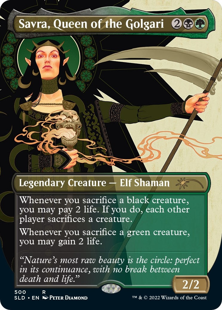 Image for Savra, Queen of the Golgari (500) (SLD) - Magic: The Gathering