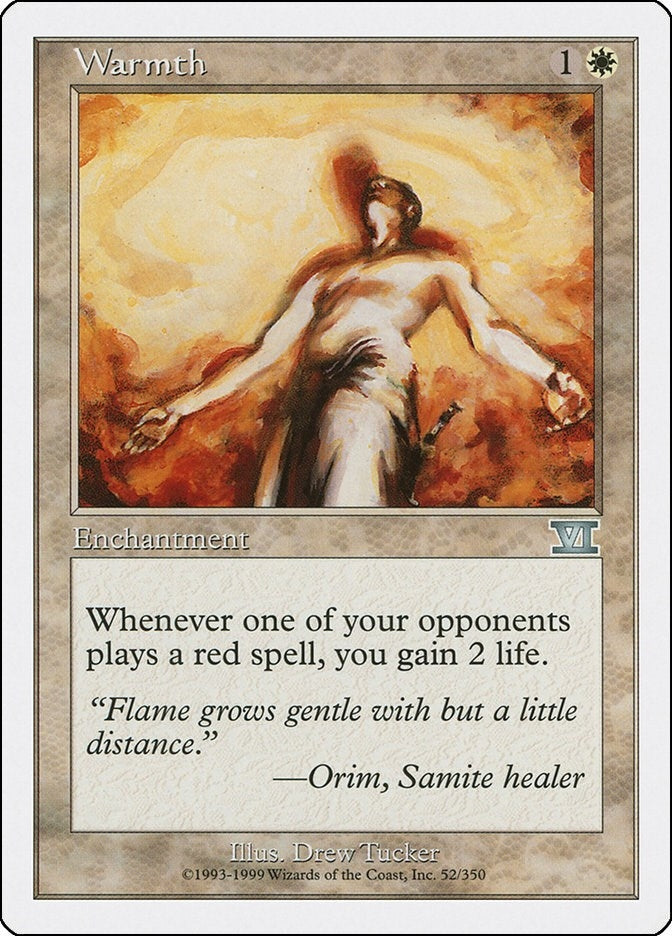 Image for Warmth (52) (6ED) - Magic: The Gathering