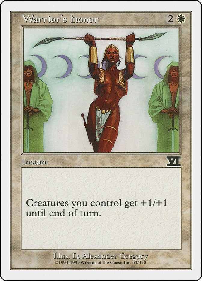 Image for Warrior's Honor (53) (6ED) - Magic: The Gathering