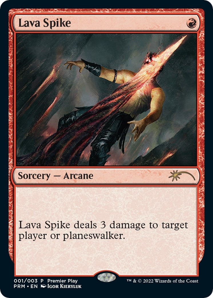 Image for Lava Spike (1) (PTP) - Magic: The Gathering
